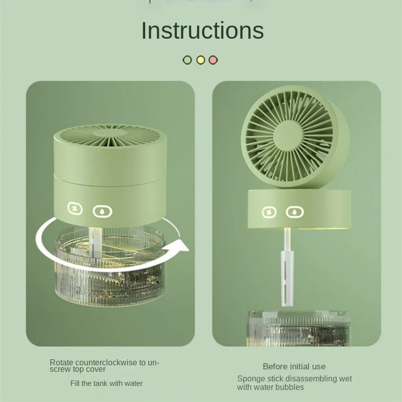 Misting Desk Fan