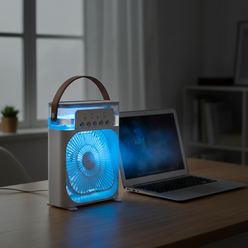 Cooling Fan - Blue Glow Evening