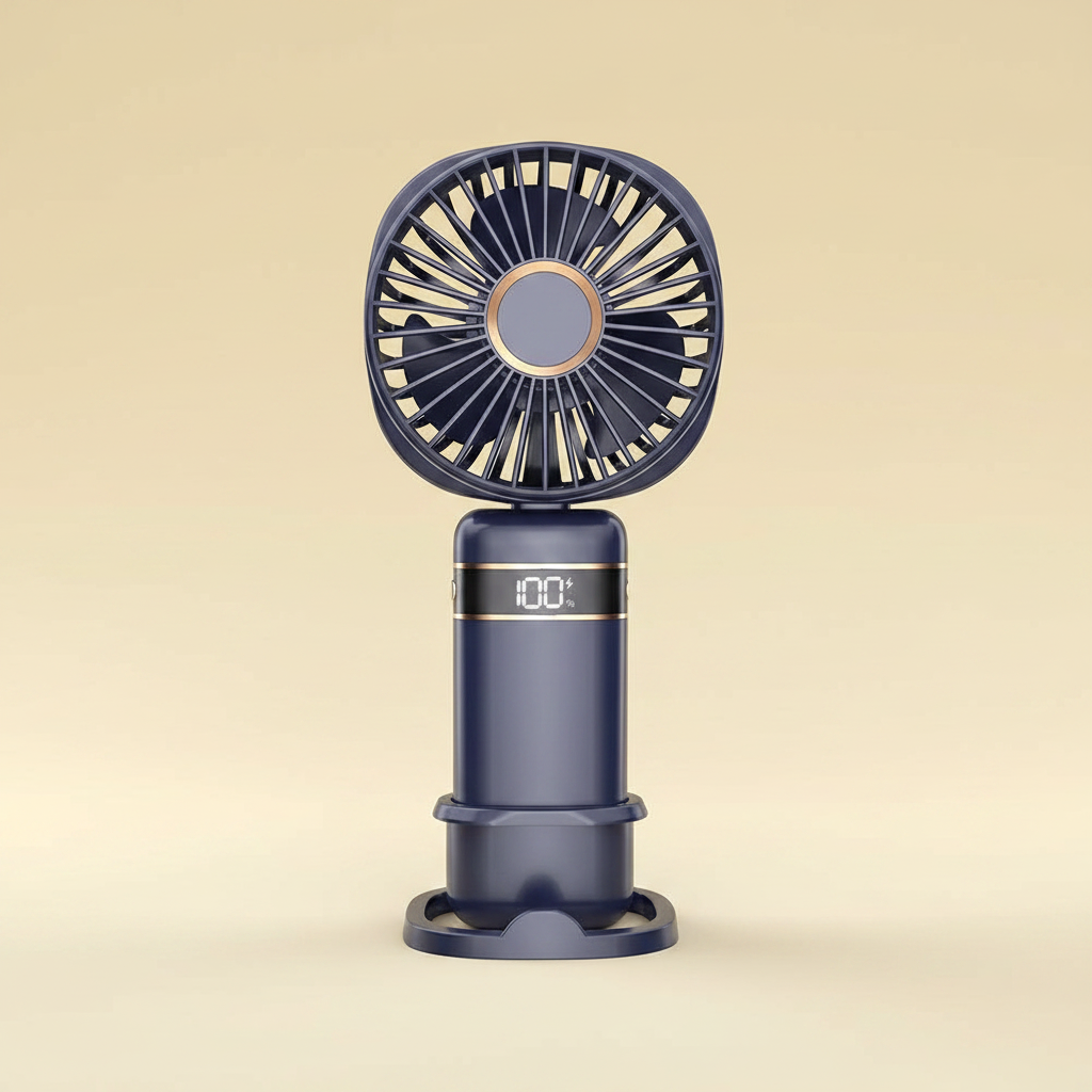 Fan - Blue Yellow BG