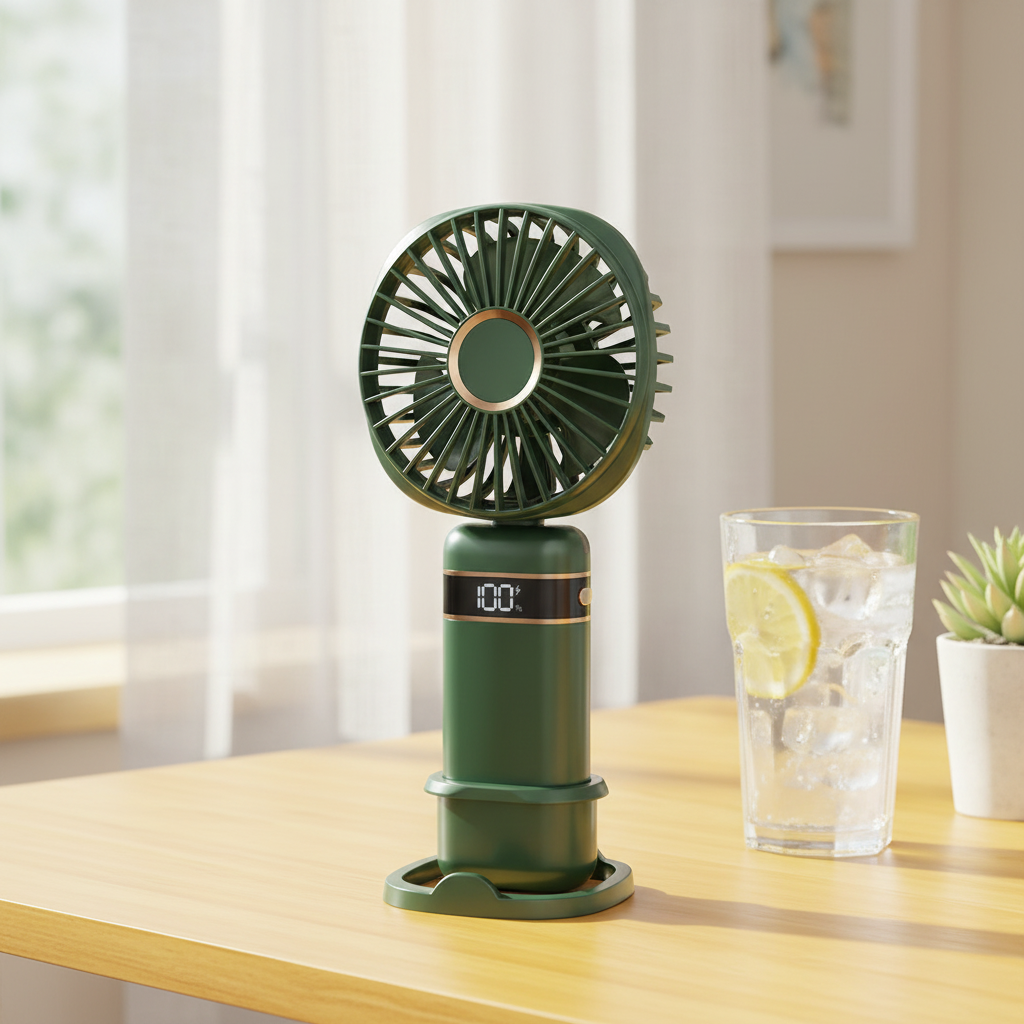 Fan - Green Desk