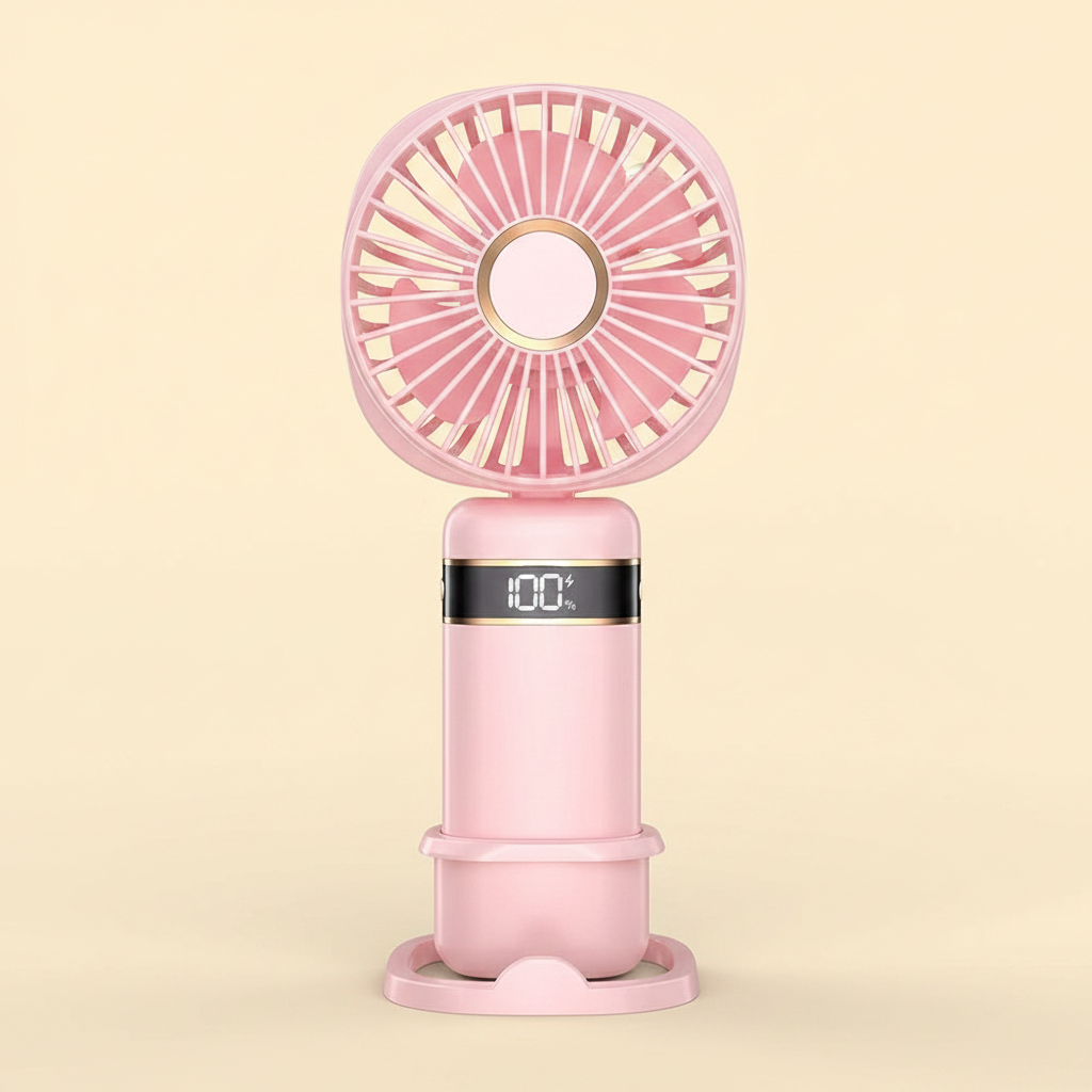 Fan - Pink Yellow BG
