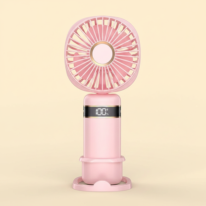 Fan - Pink Yellow BG