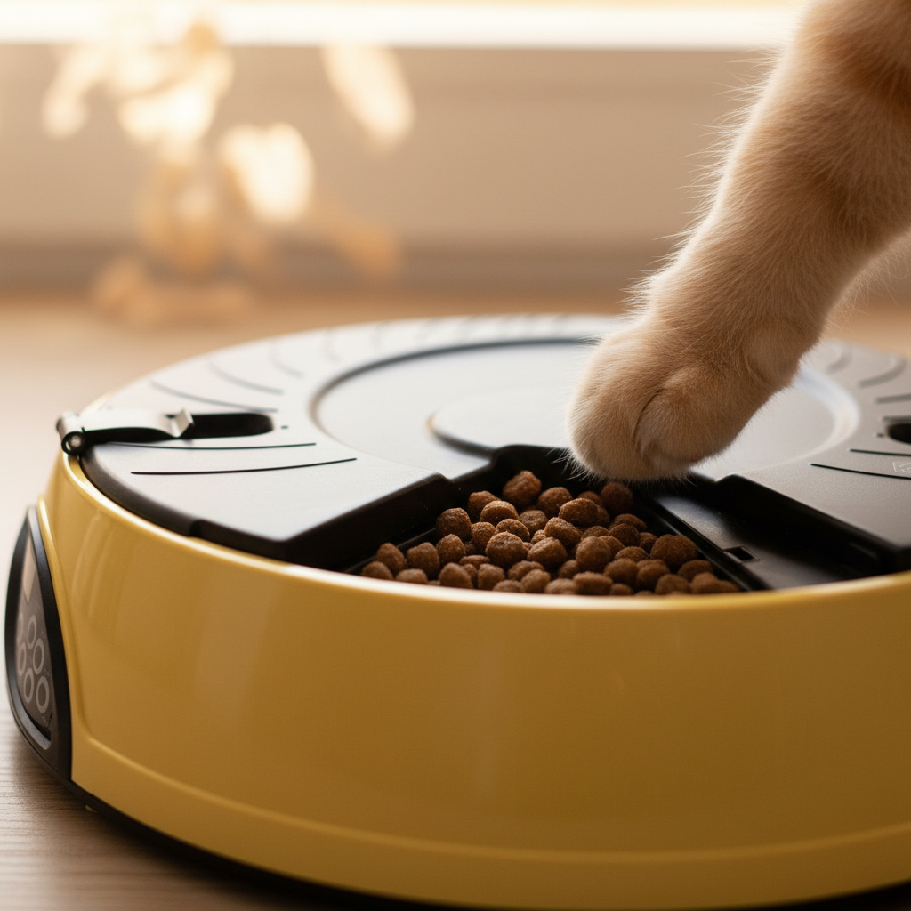 Pet Feeder - Cat Paw
