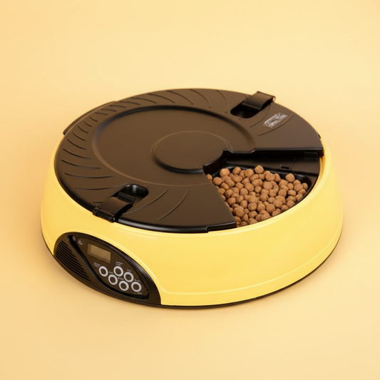 Pet Feeder - Yellow BG