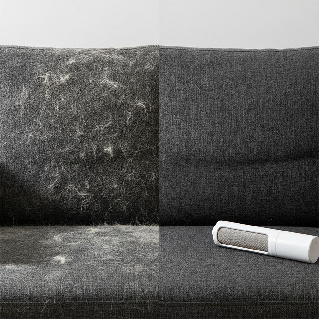 Pet Hair Remover - Before After